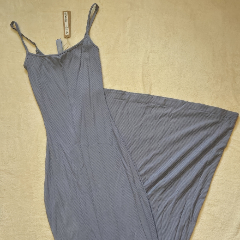 Skims Soft Lounge Long Dress * Slate